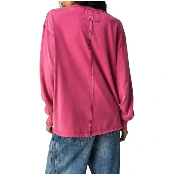 We The Free Fade Into You Long Sleeve Pocket Tee - Picture 2 of 5